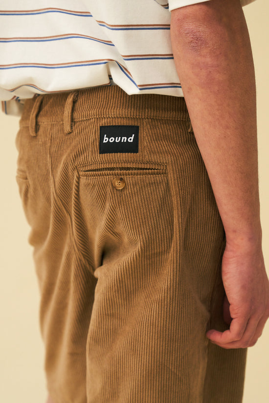 bound 'Fox Brown' Cord Shorts