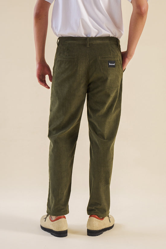 bound Army Green Corduroy Trousers