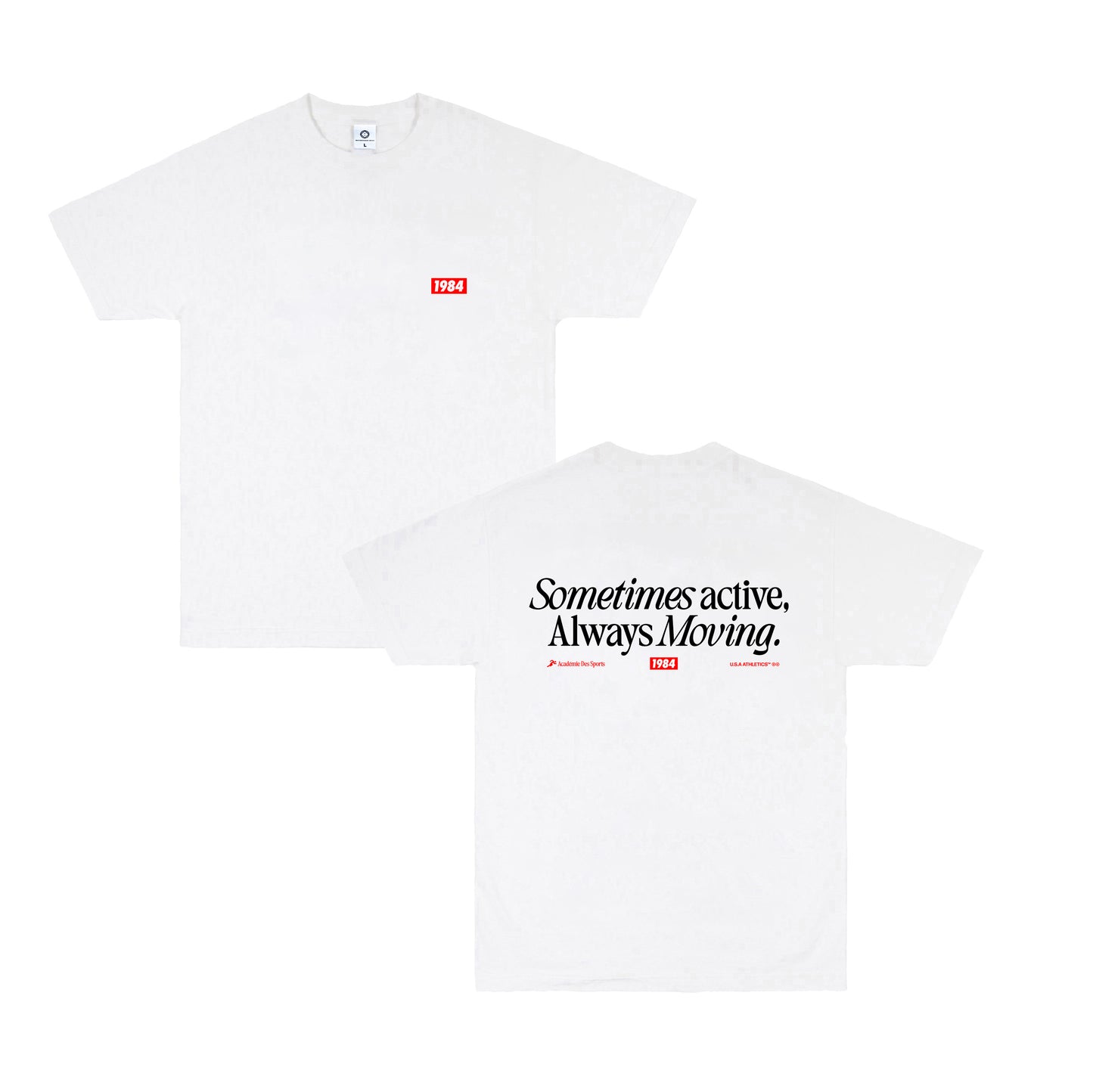 Vice 84 'Always Moving' Tee - White