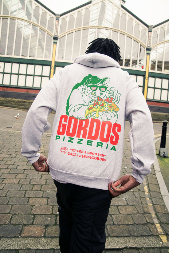 Gordos Pizzeria 'Good Trip' Hoodie - Ash Grey