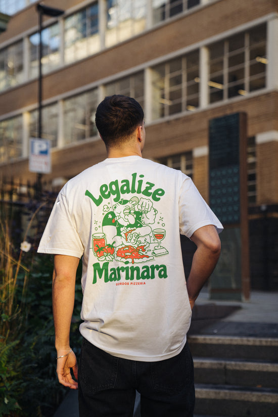 Gordos Pizzeria 'Legalize Marinara' Tee - White