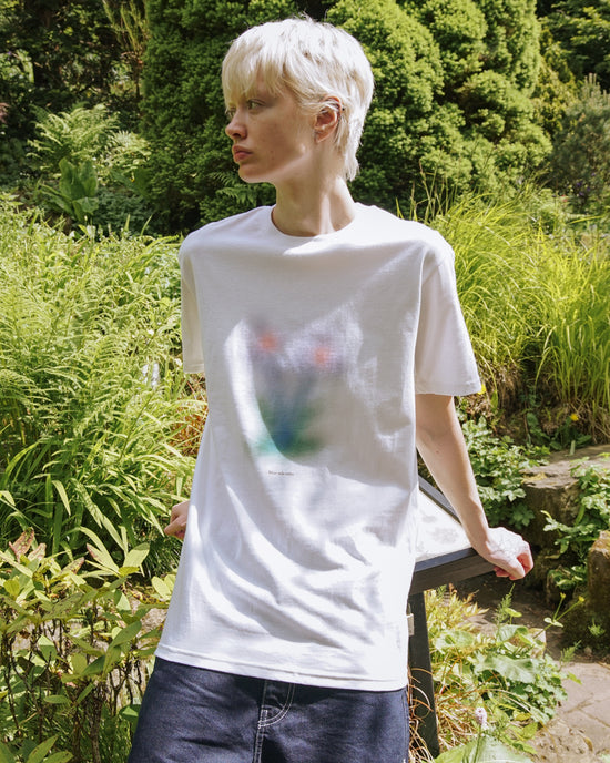 Other Side Store 'Lavender' Tee - White