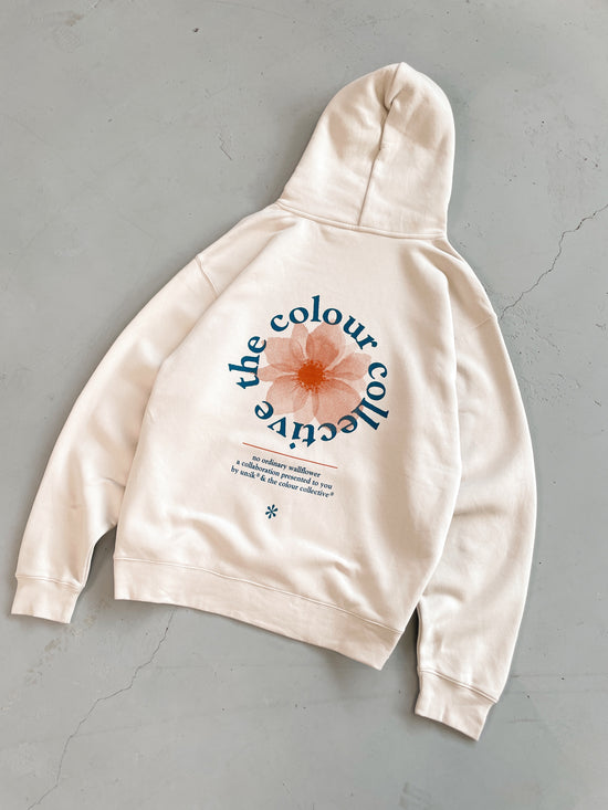 Colour Collective 'Wallflower' Hoodie - Bone