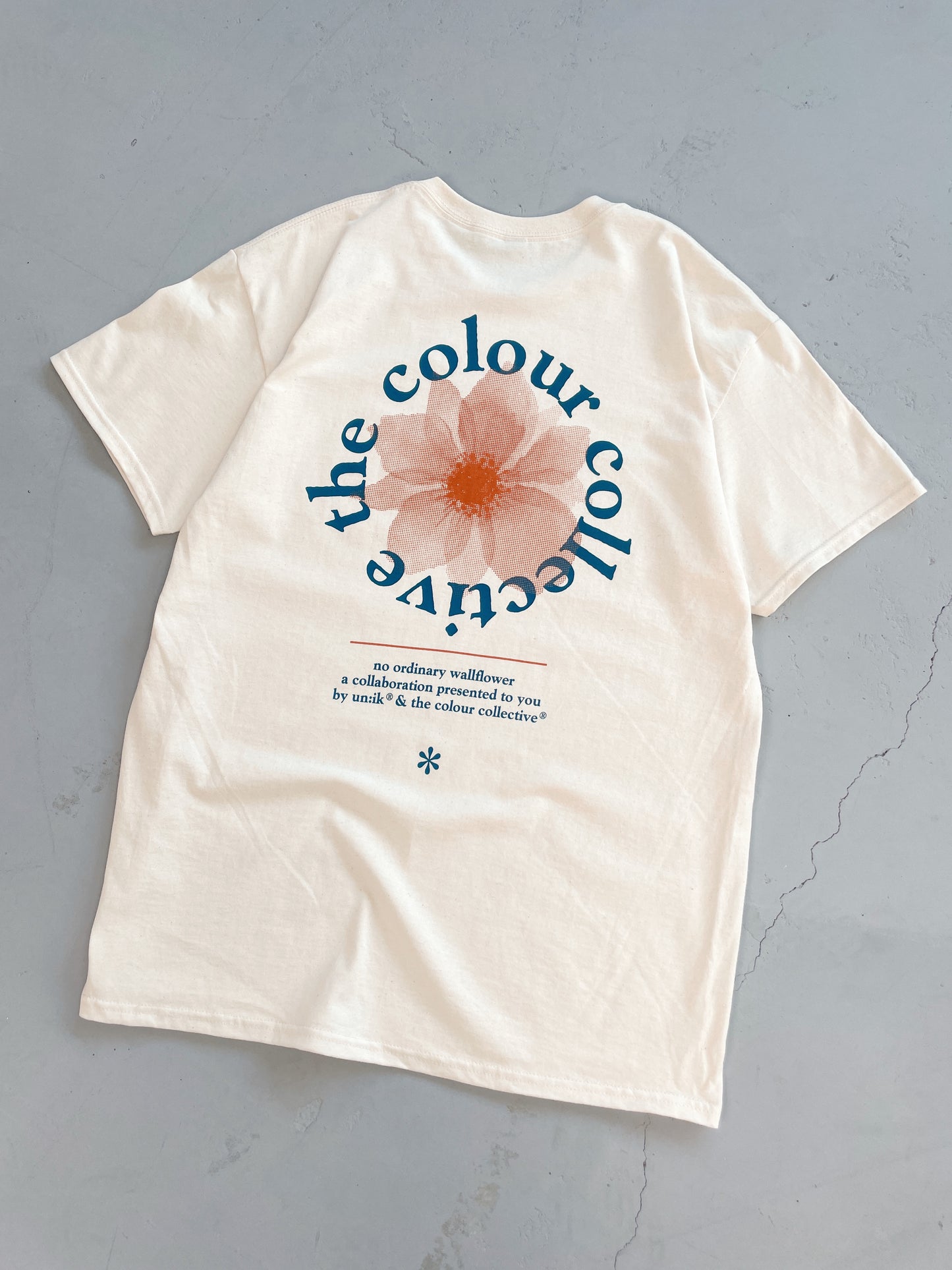 Colour Collective 'Classic Wallflower' Tee - Natural