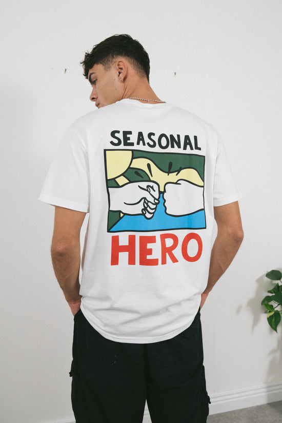 Seasonal Hero 'Flagship' Tee - White