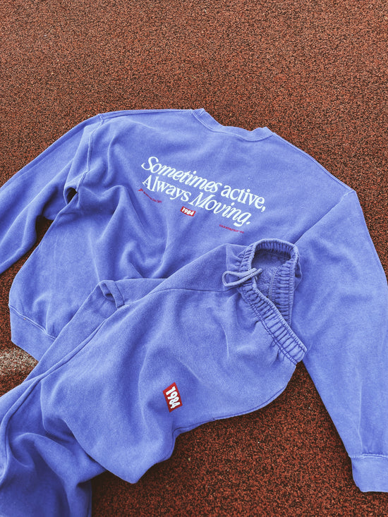 Vice 84 'Always Moving' Sweater & Jogger Set - Vintage Washed Violet