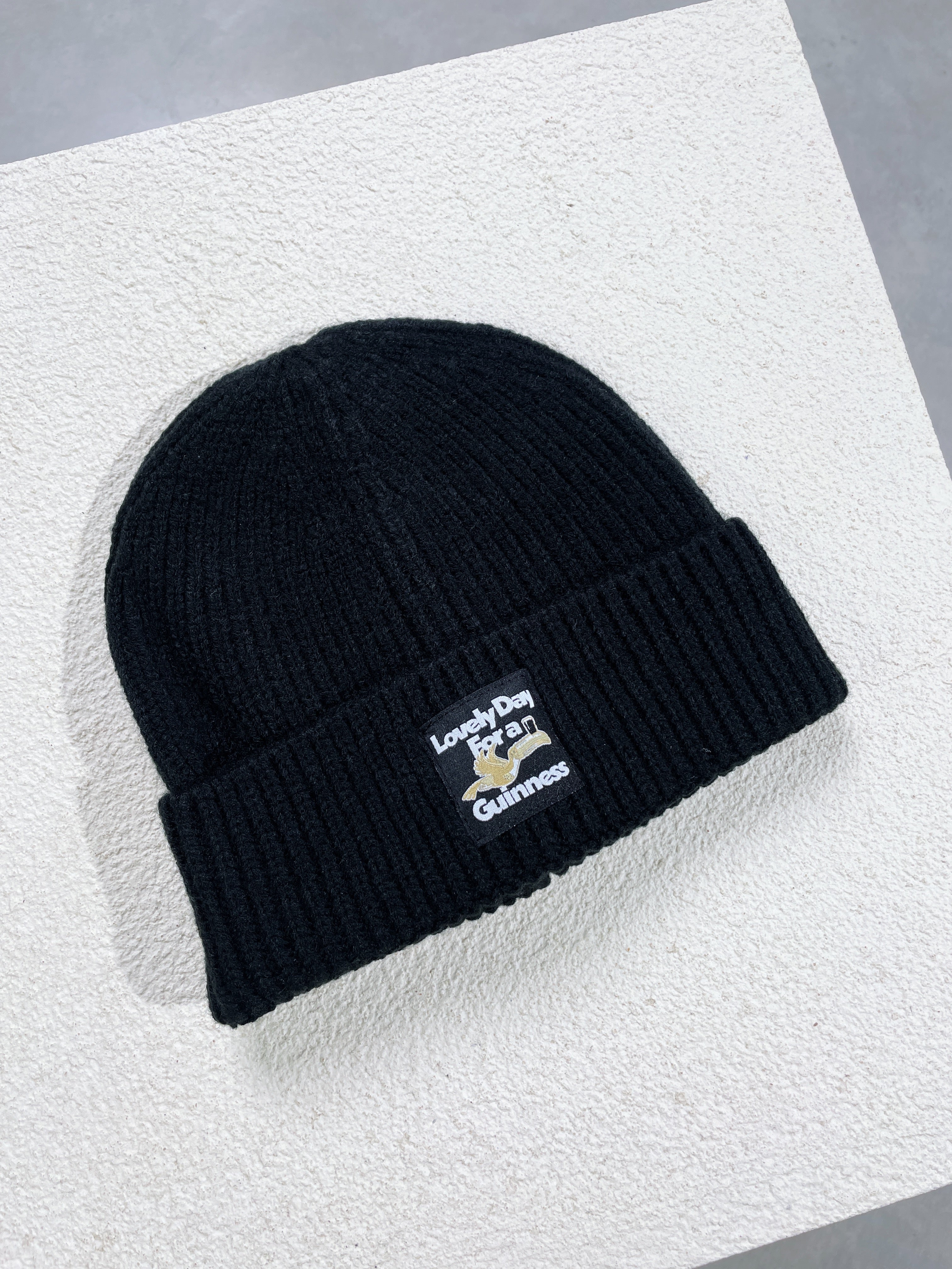 Guinness x UN:IK Ribbed Beanie - Black – UN:IK Clothing