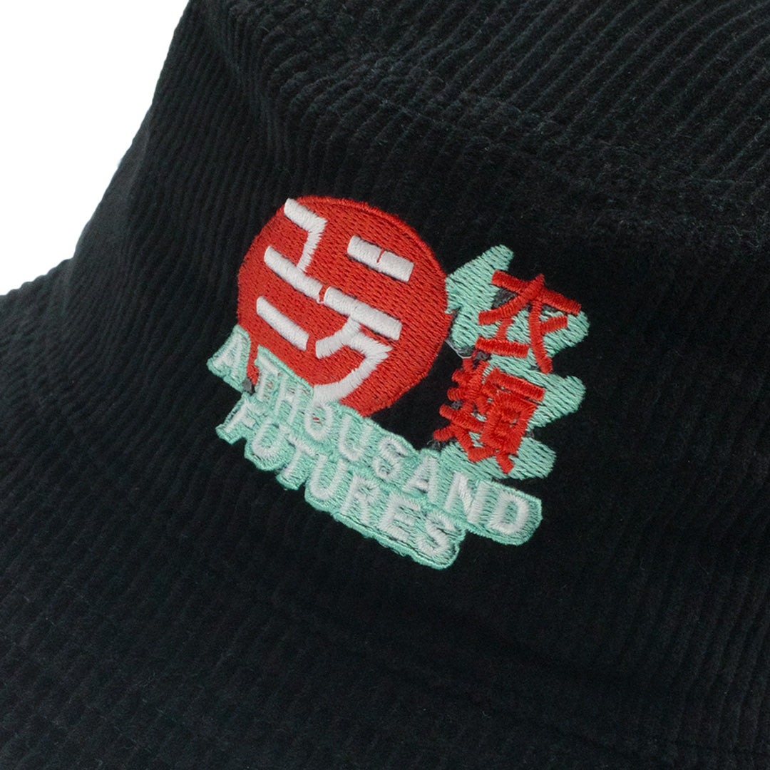 A Thousand Futures 'Lucky' Cord Bucket Hat - Black