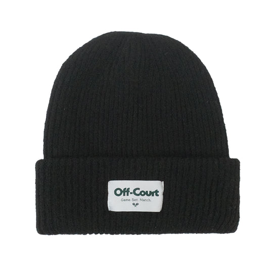 Vice 84 'Off-Court GSM' Cosy Ribbed Beanie - Grey/ Stone/ Black