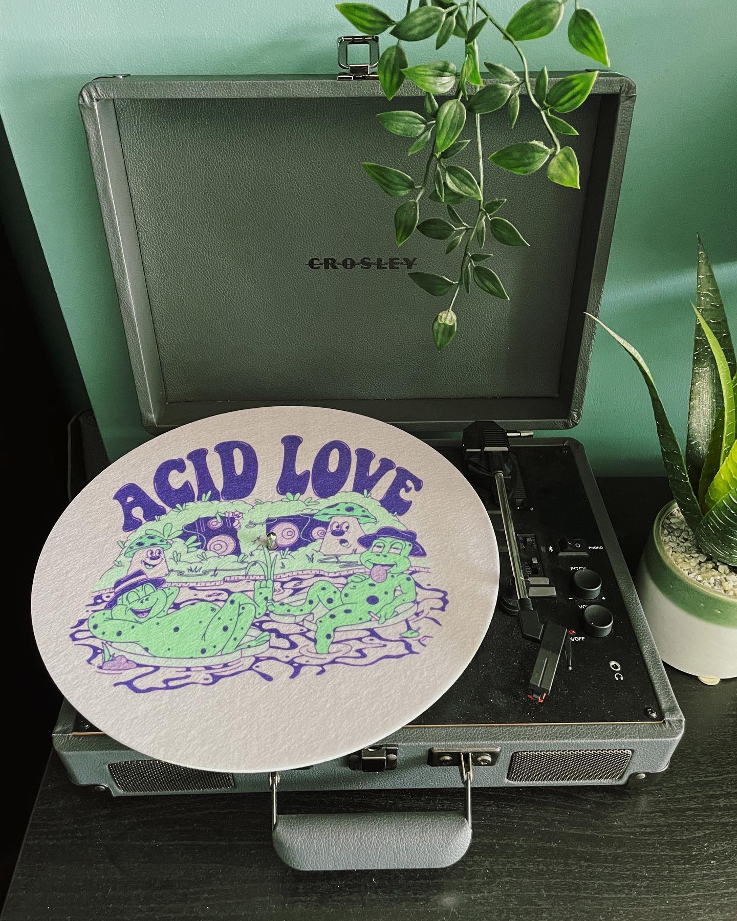 Acid Love 0.06 'Journey' Vinyl Slipmat - Grey