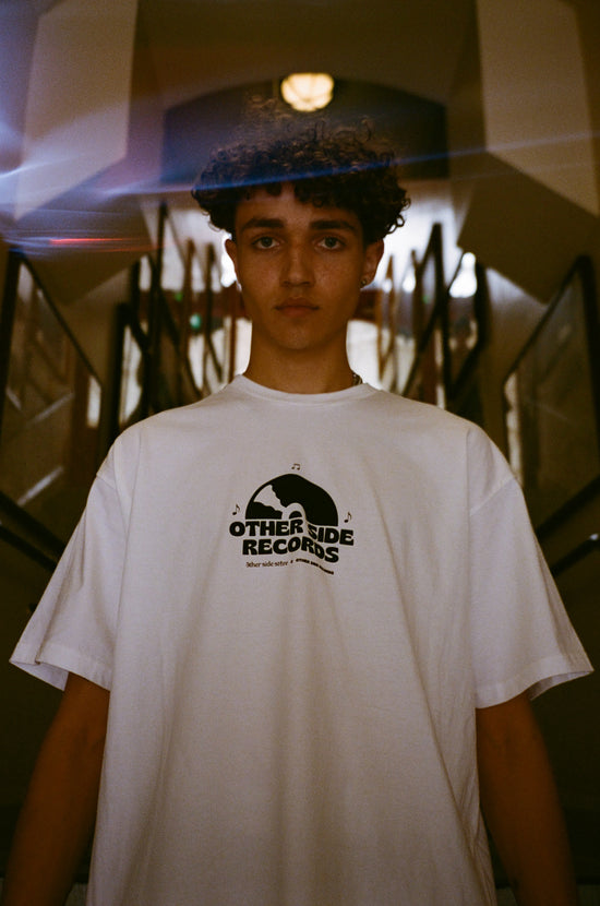 Other Side Store 'Records' Tee - White