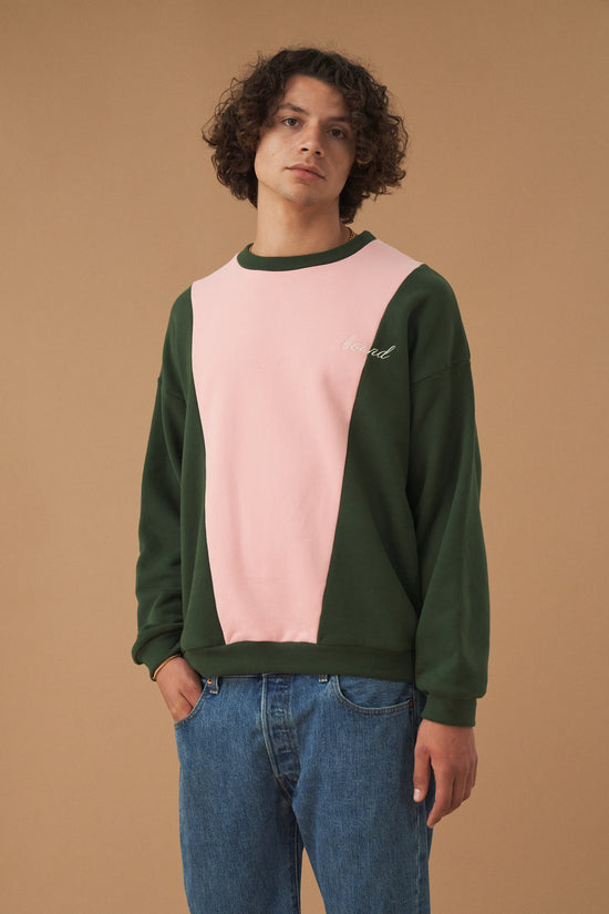 bound 'Forest Rose' Panel Sweater