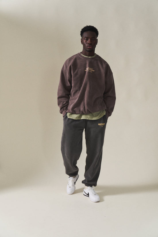 Vice 84 'Off-Court GSM' Vintage Washed Joggers - Charcoal
