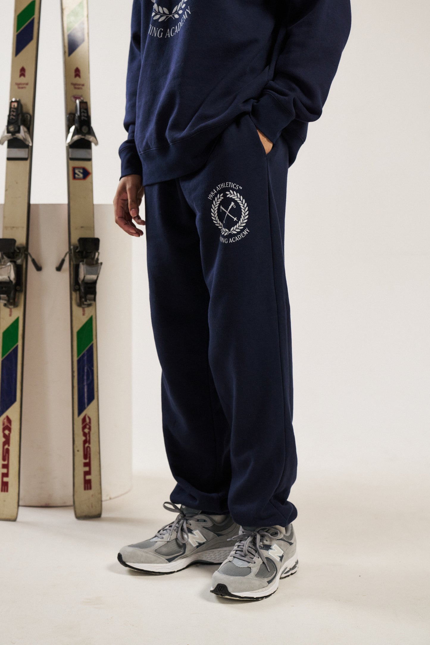 Vice 84 'Ski Academy' Joggers - Navy