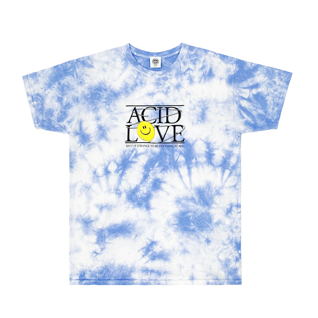 sky blue tie dye shirt