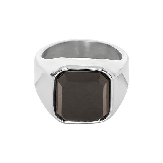 Stone Ring - Silver