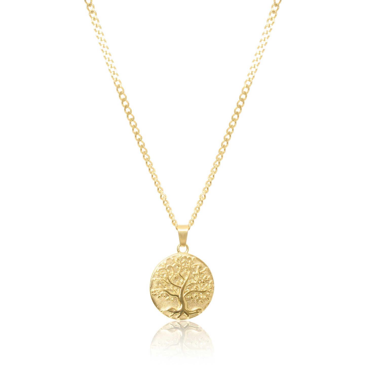 Tree of Life Pendant Necklace - Silver / Gold