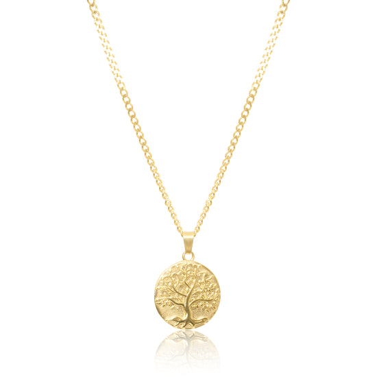 Tree of Life Pendant Necklace - Silver / Gold