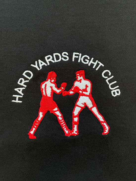 Vice 84 ' Hard Yards Fight Club' Embroidered Tee - Black