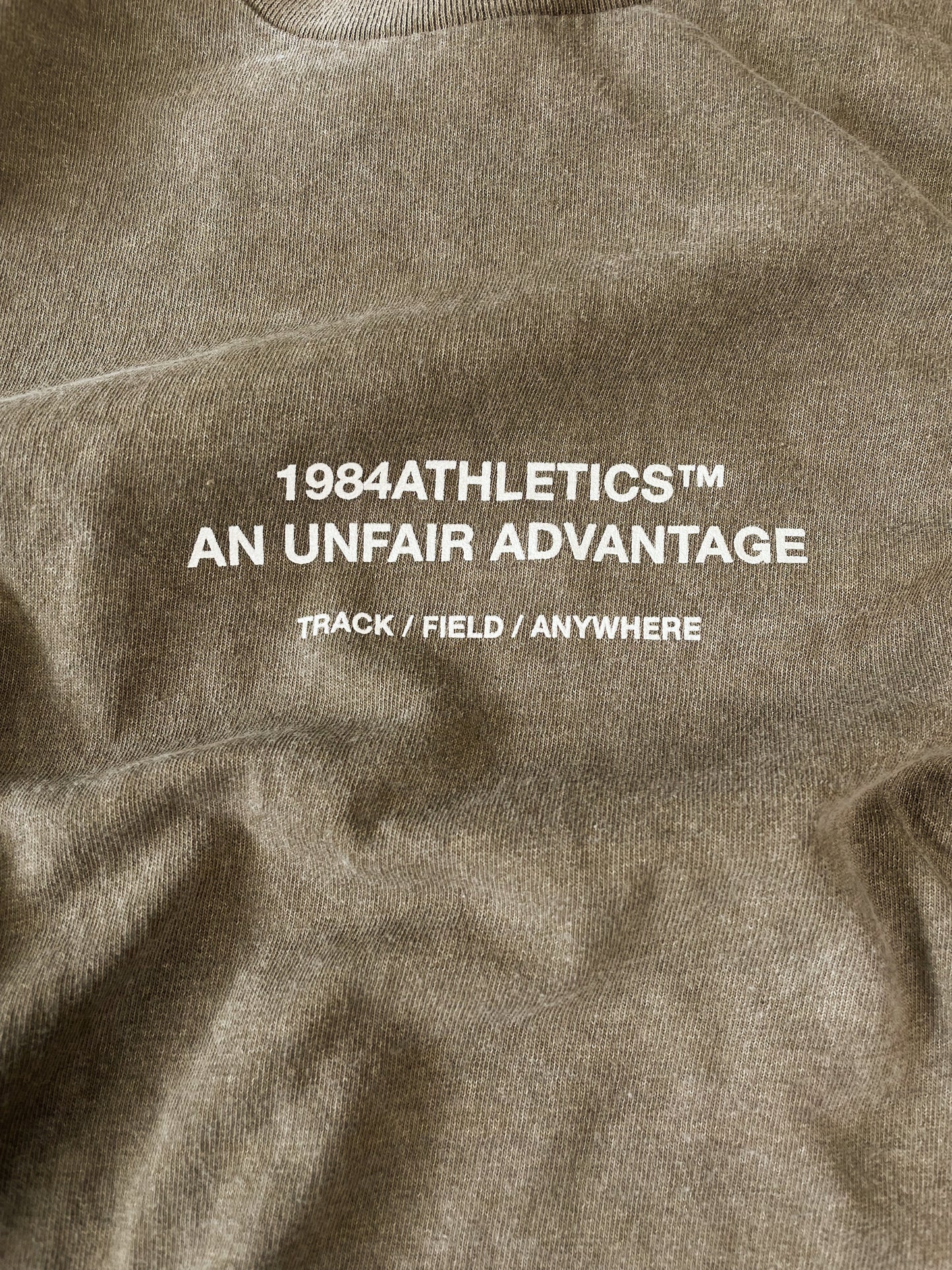 Vice 84 'Athletics' Vintage Washed Tee - Army Green