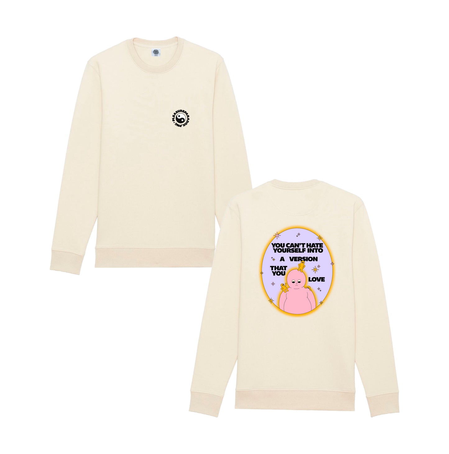 Pleasure Paradox 'You Can't Hate Yourself' Sweater - Natural