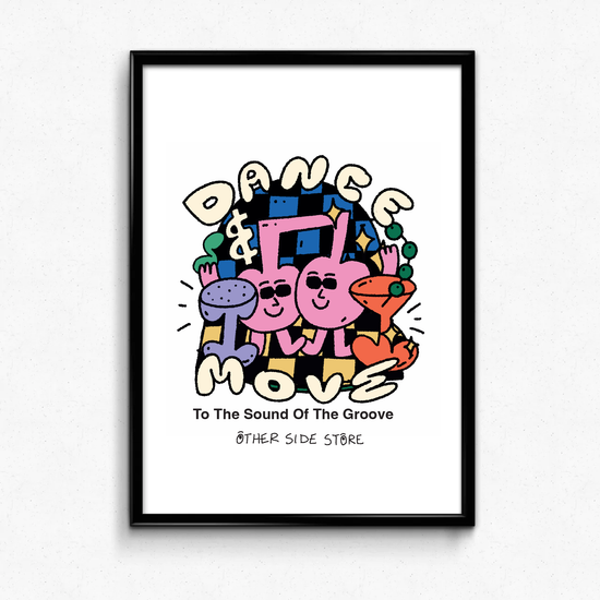 Other Side Store 'Dance and Groove' Print