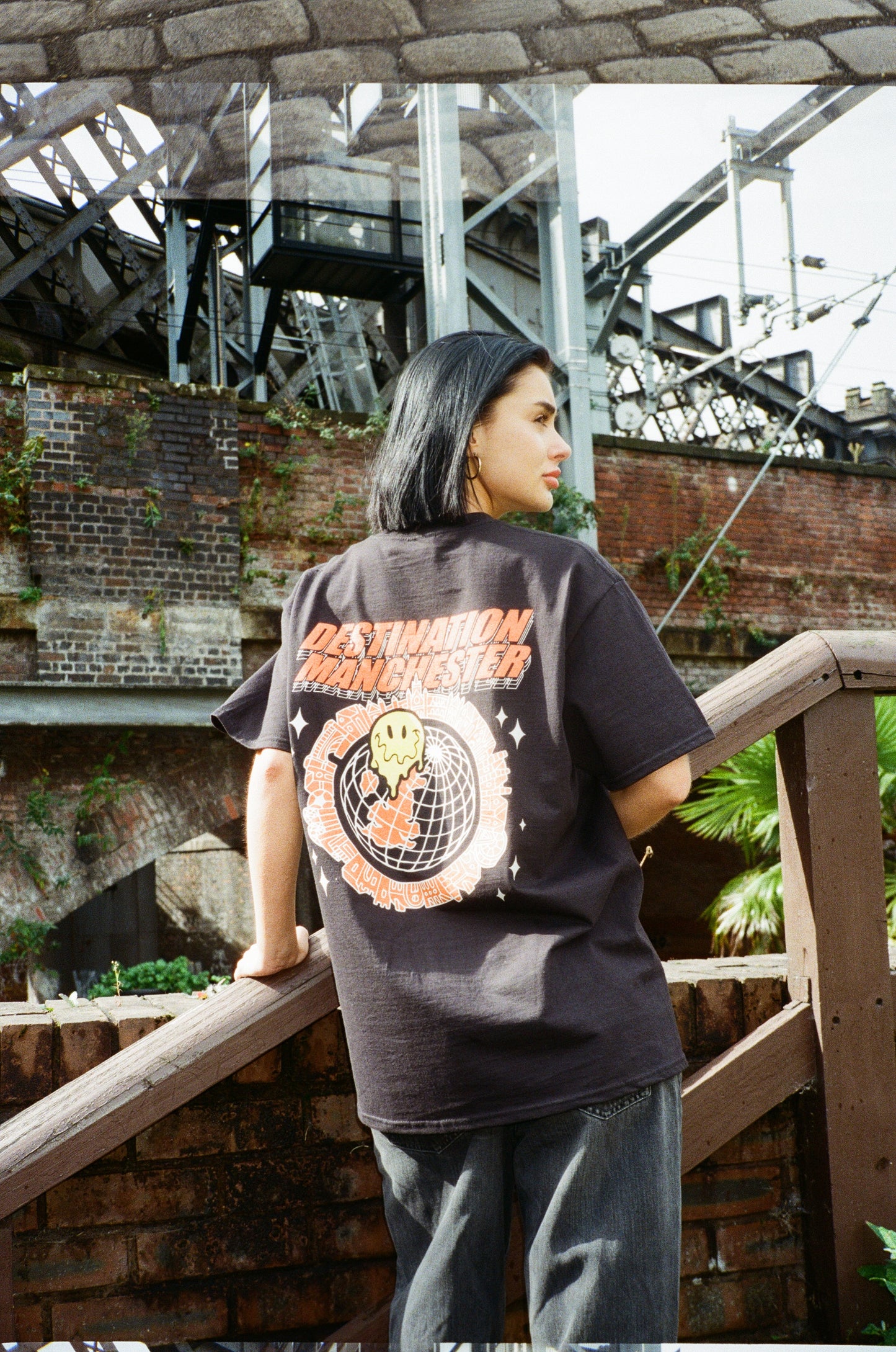 WHP x UN:IK 'Destination Manchester' Tee - Black