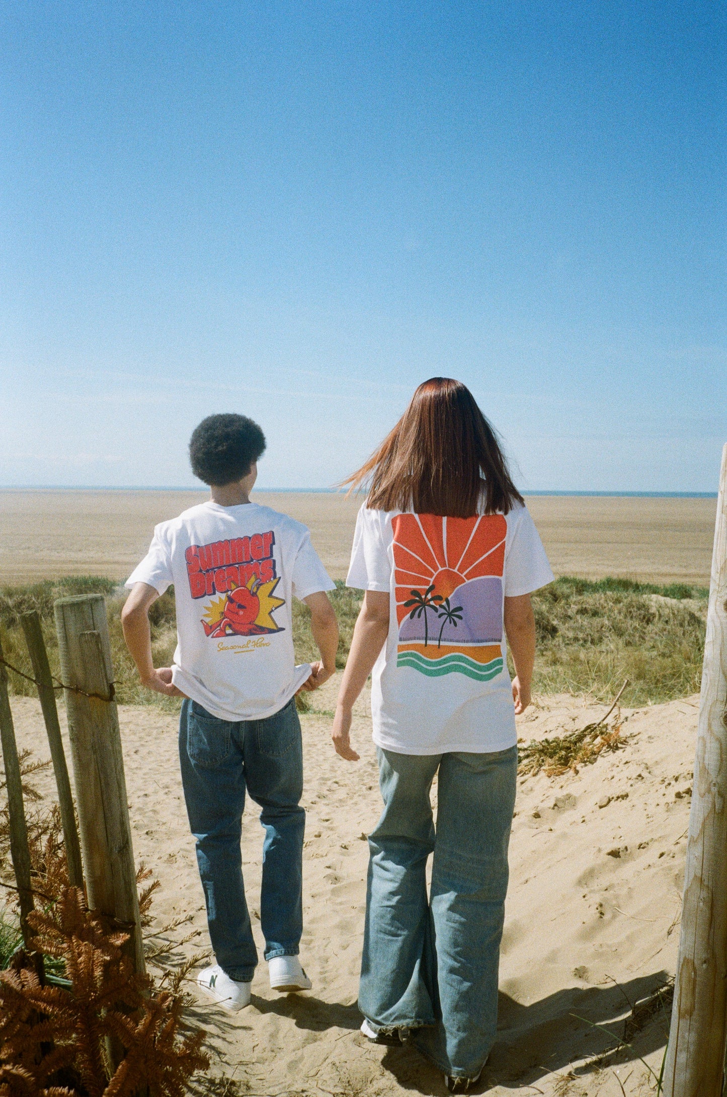 Seasonal Hero 'Summer Dreams' Tee - White