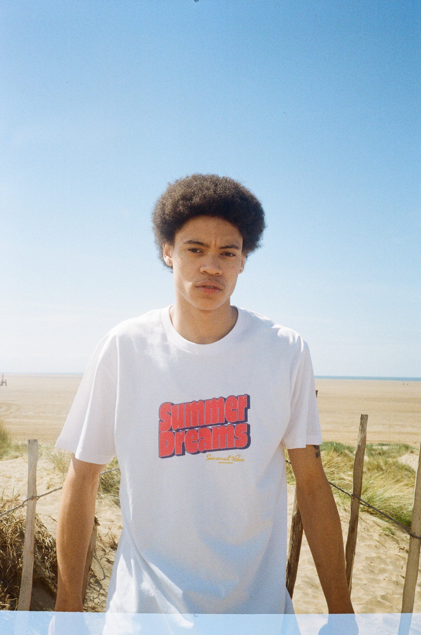 Seasonal Hero 'Summer Dreams' Tee - White