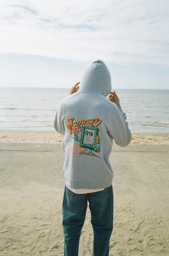 Seasonal Hero 'Summery Tints' Hoodie - Heather Grey