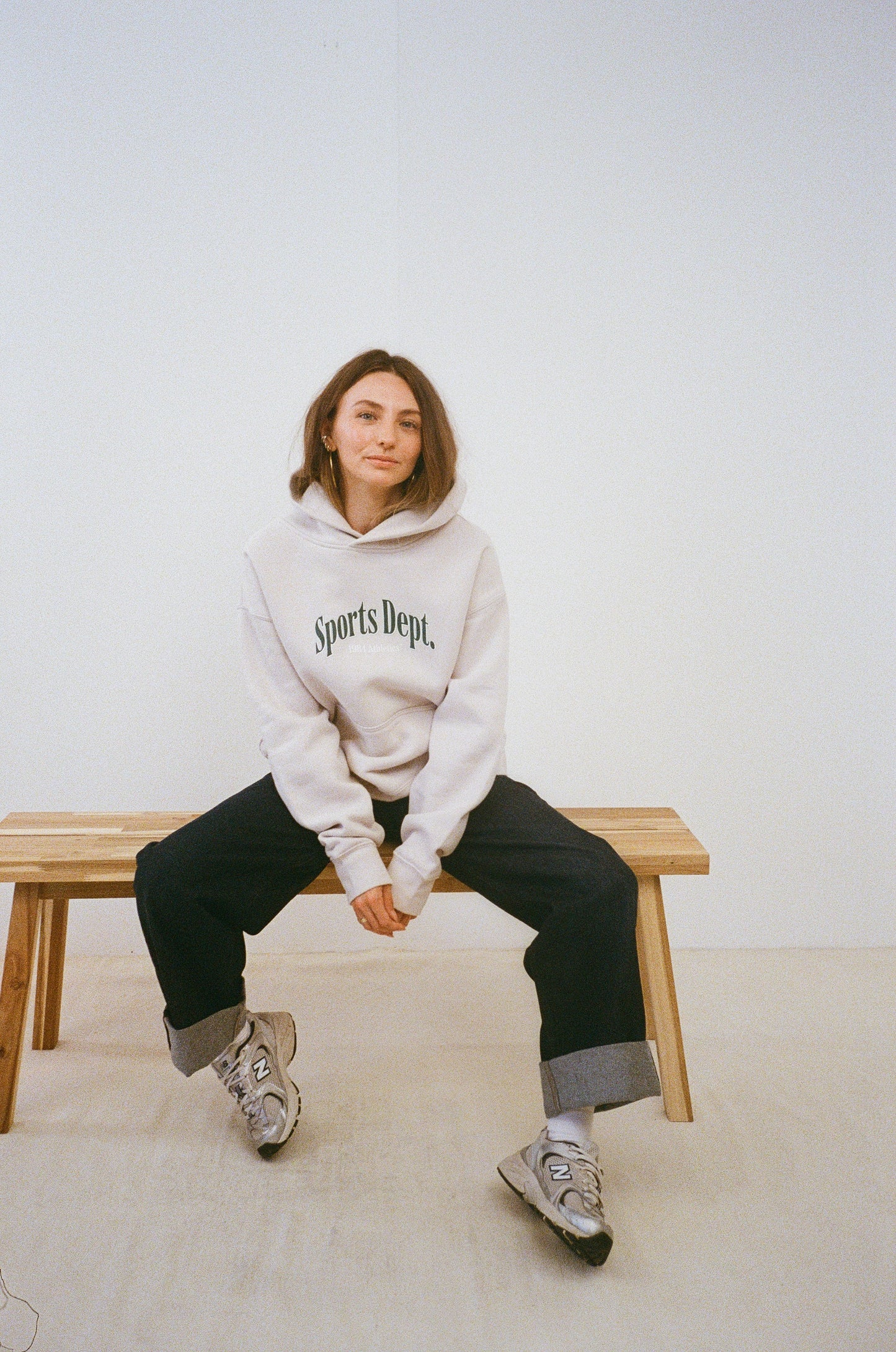 Vice 84 WMNS 'Sports Dept' Hoodie - Bone