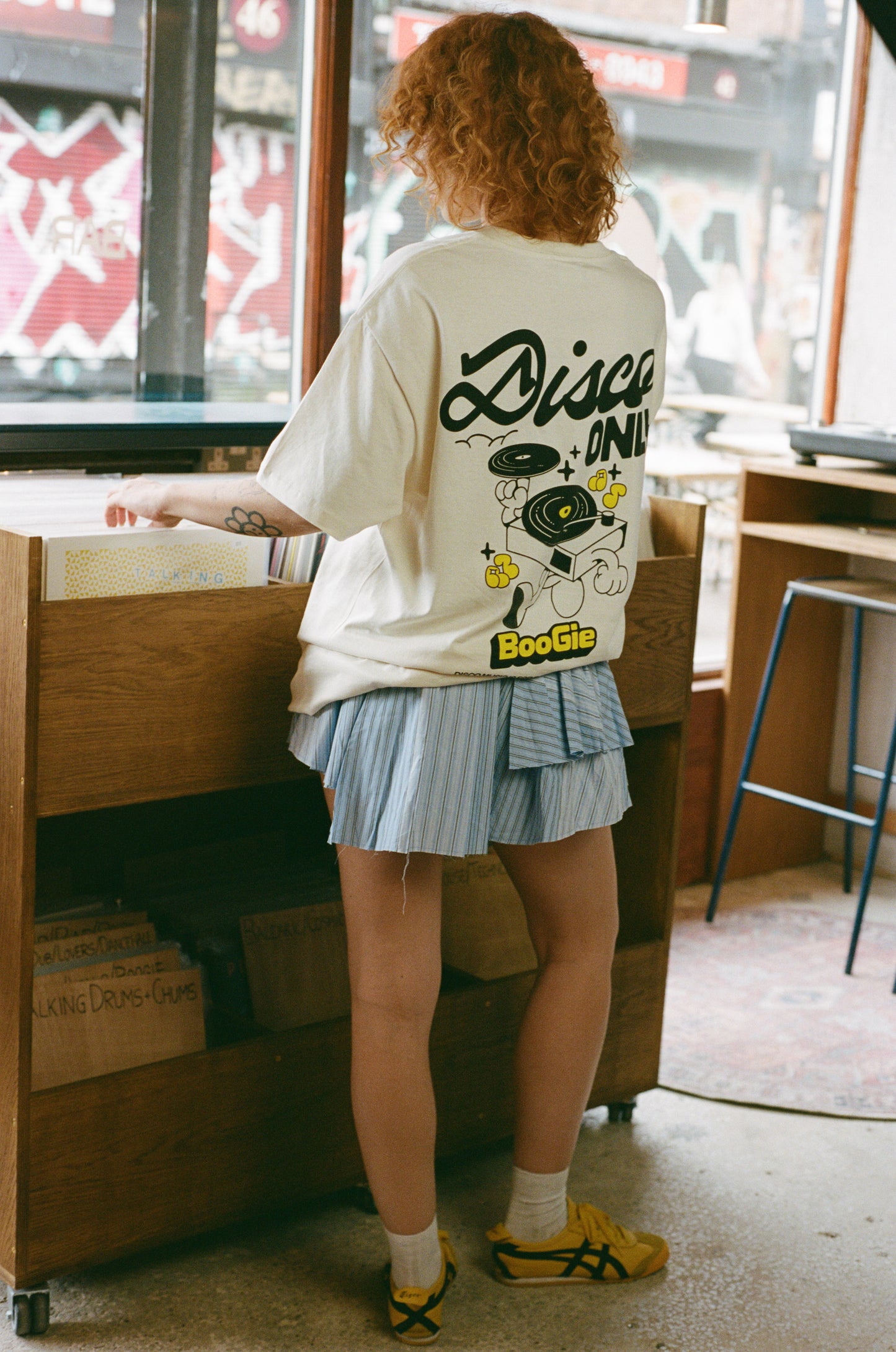 DISCO ONLY 'Time To Boogie' Tee - Ecru