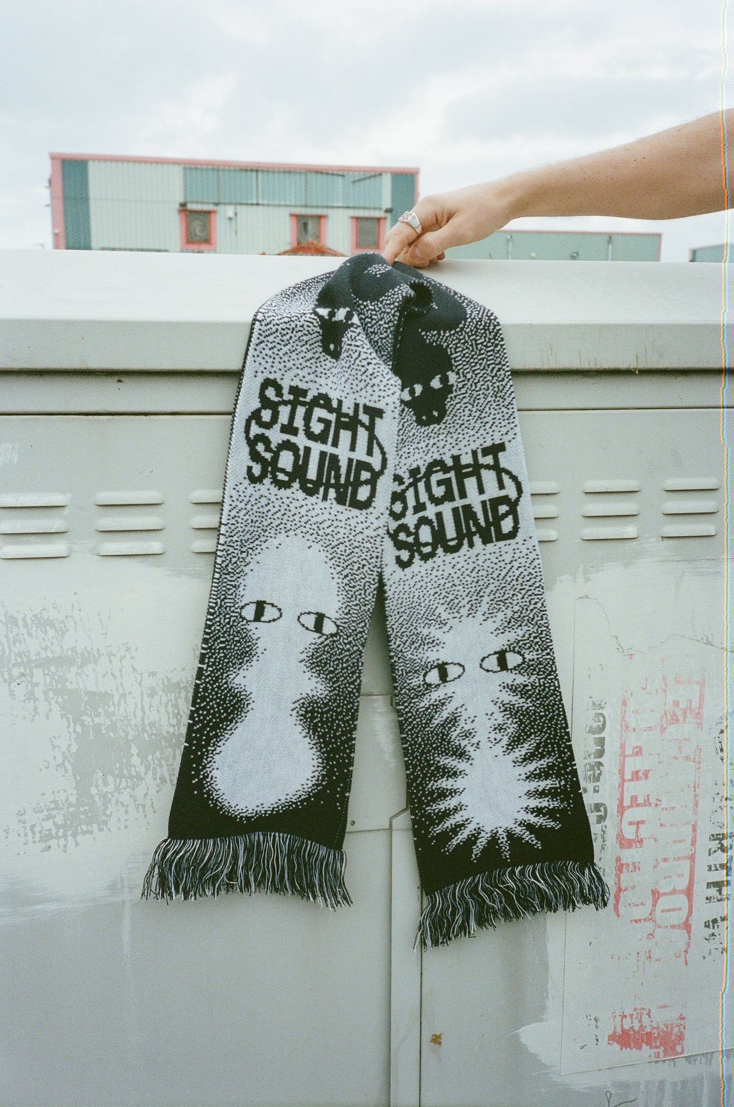 KBAR X UN:IK 'Sight & Sound' Scarf - Black / Blue
