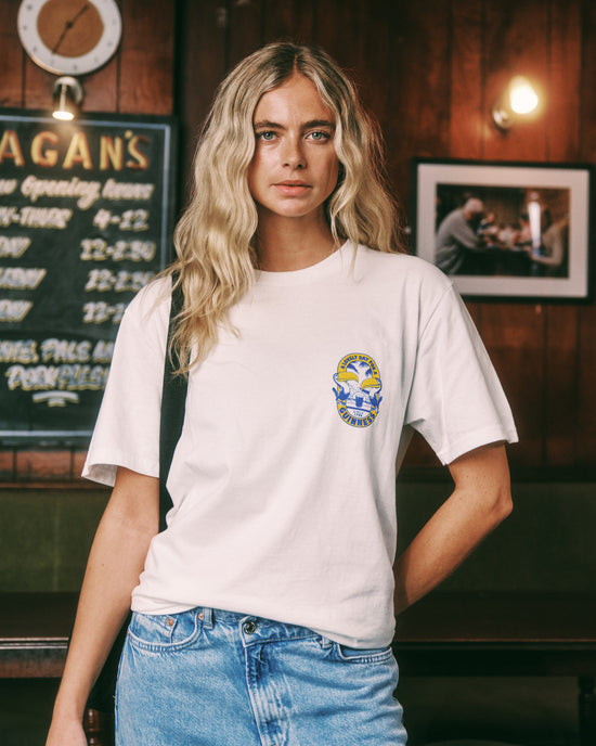 Load image into Gallery viewer, Guinness x UN:IK &amp;#39;Tropical&amp;#39; Tee - White
