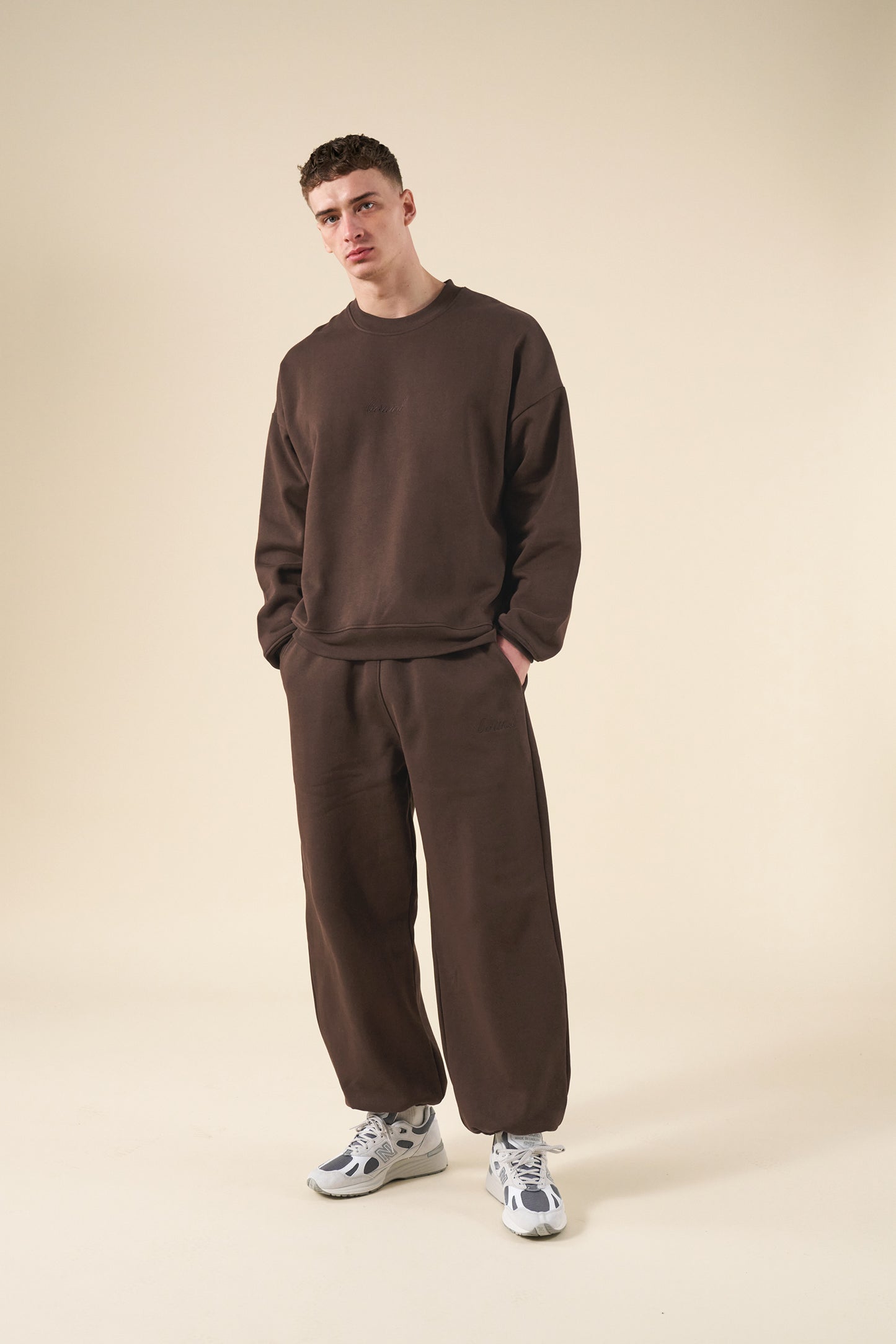 bound Sustain Heavy Joggers - Cocoa Brown