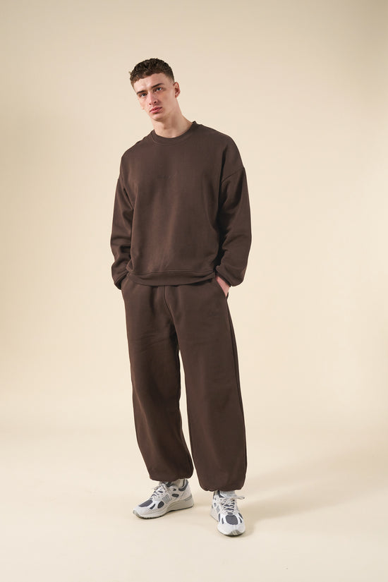bound Sustain Heavy Joggers - Cocoa Brown