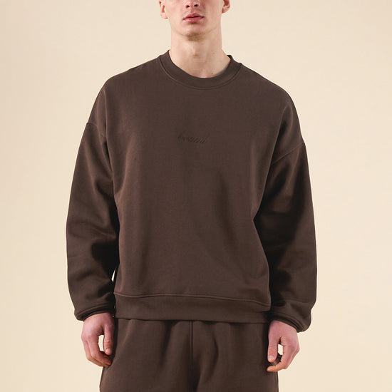 bound Sustain Heavy Sweater - Cocoa Brown