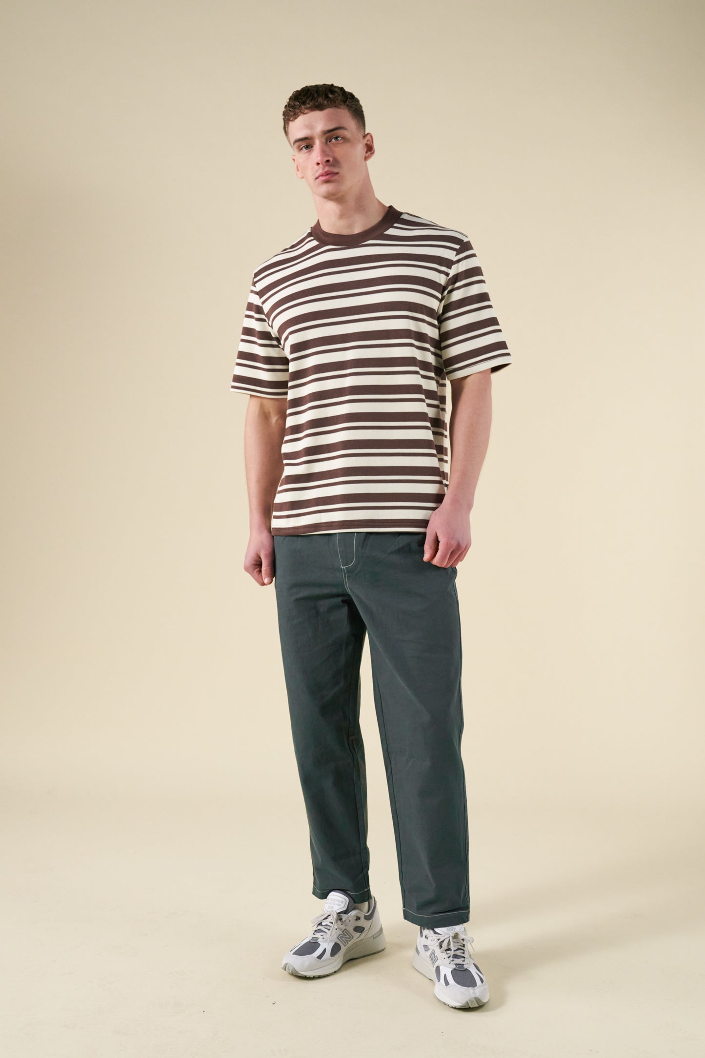 bound Contrast Ripstop Canvas Trouser - Mid Green
