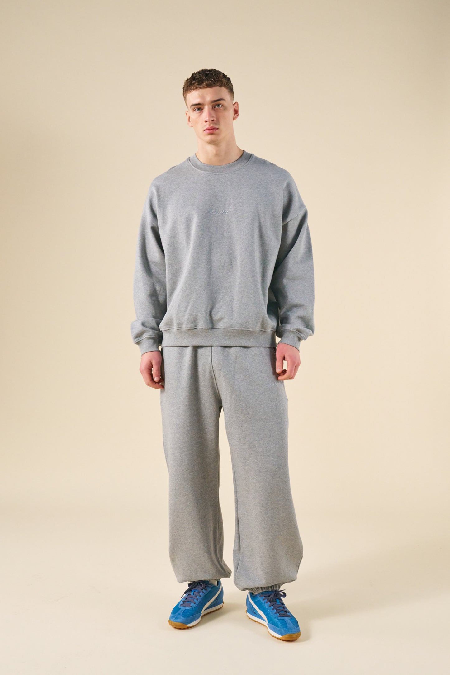 bound Sustain Heavy Sweater - Heather Grey