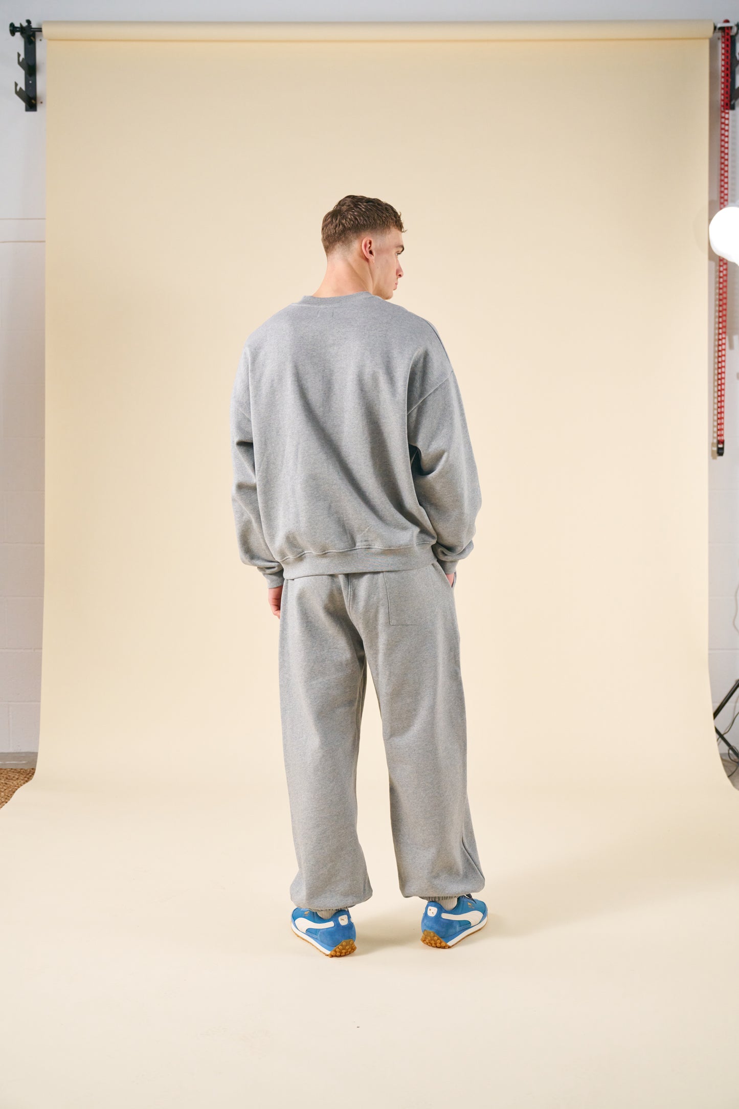 bound Sustain Heavy Sweater - Heather Grey
