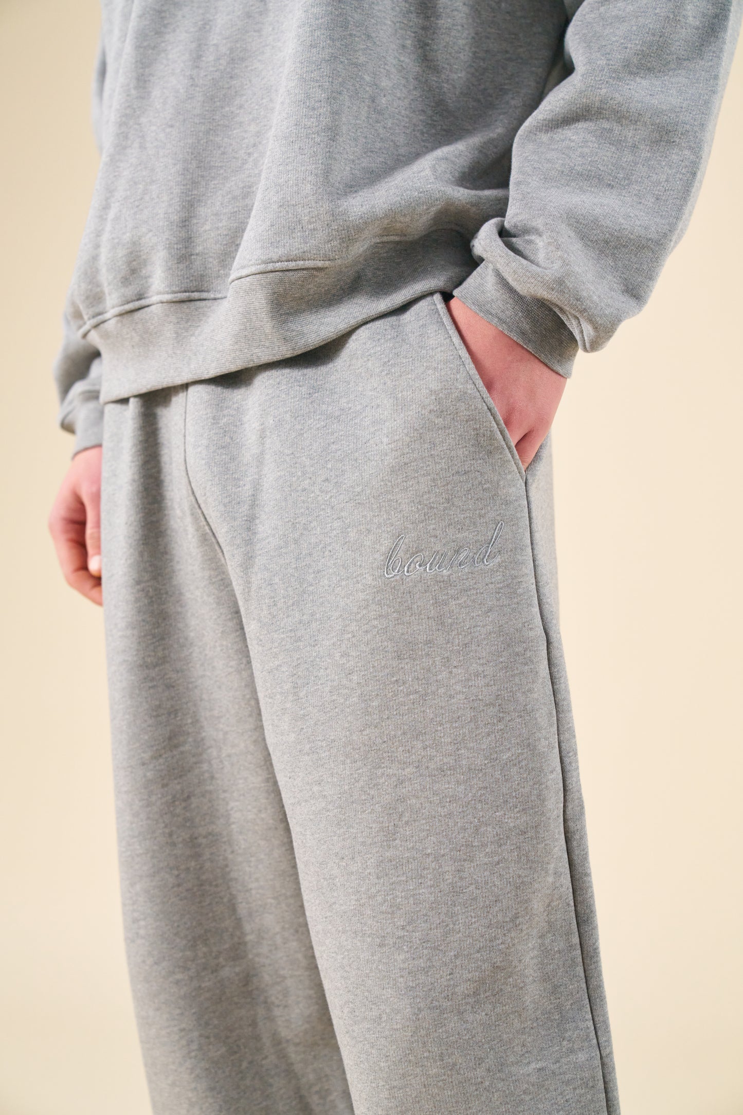 bound Sustain Heavy Joggers - Heather Grey