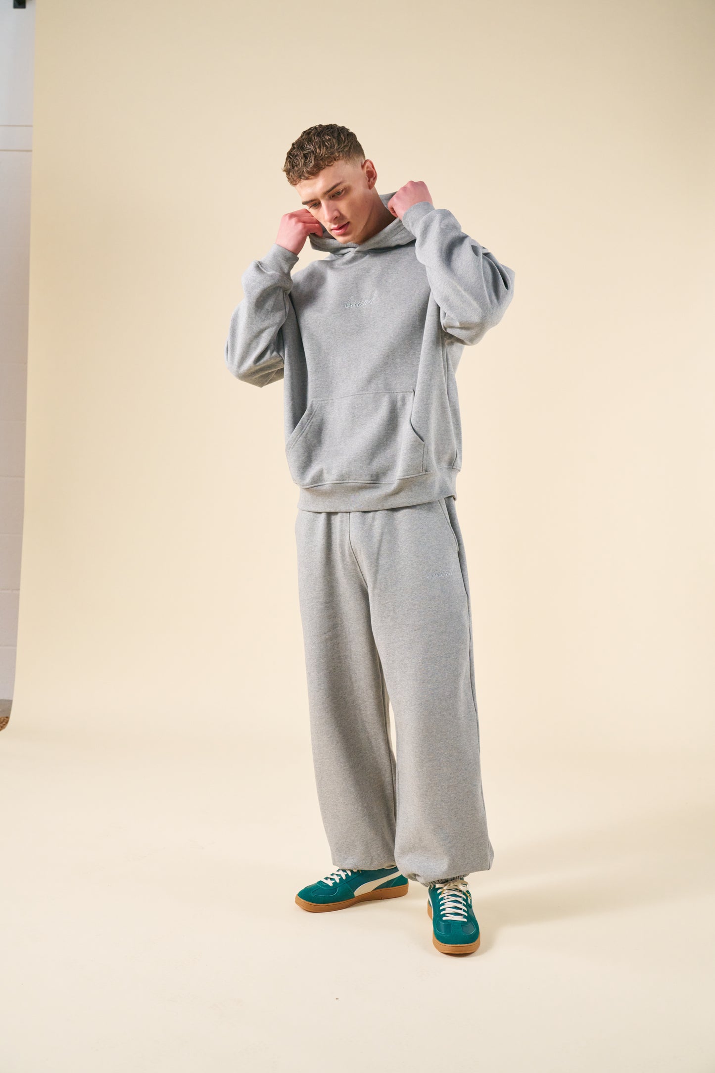 bound Sustain Heavy Hoodie - Heather Grey