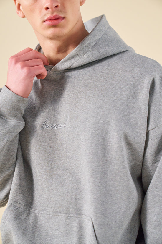 bound Sustain Heavy Hoodie - Heather Grey