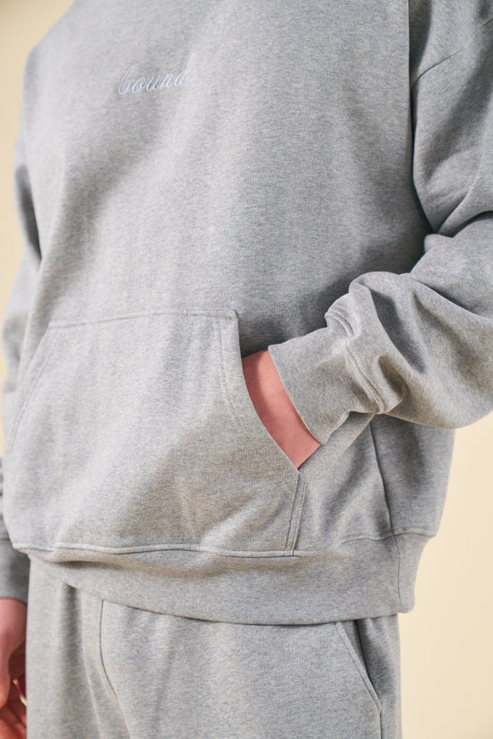 bound Sustain Heavy Hoodie - Heather Grey
