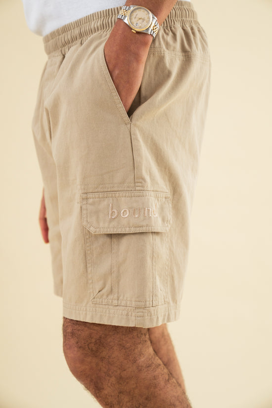 bound Staten Cargo Shorts - Beige