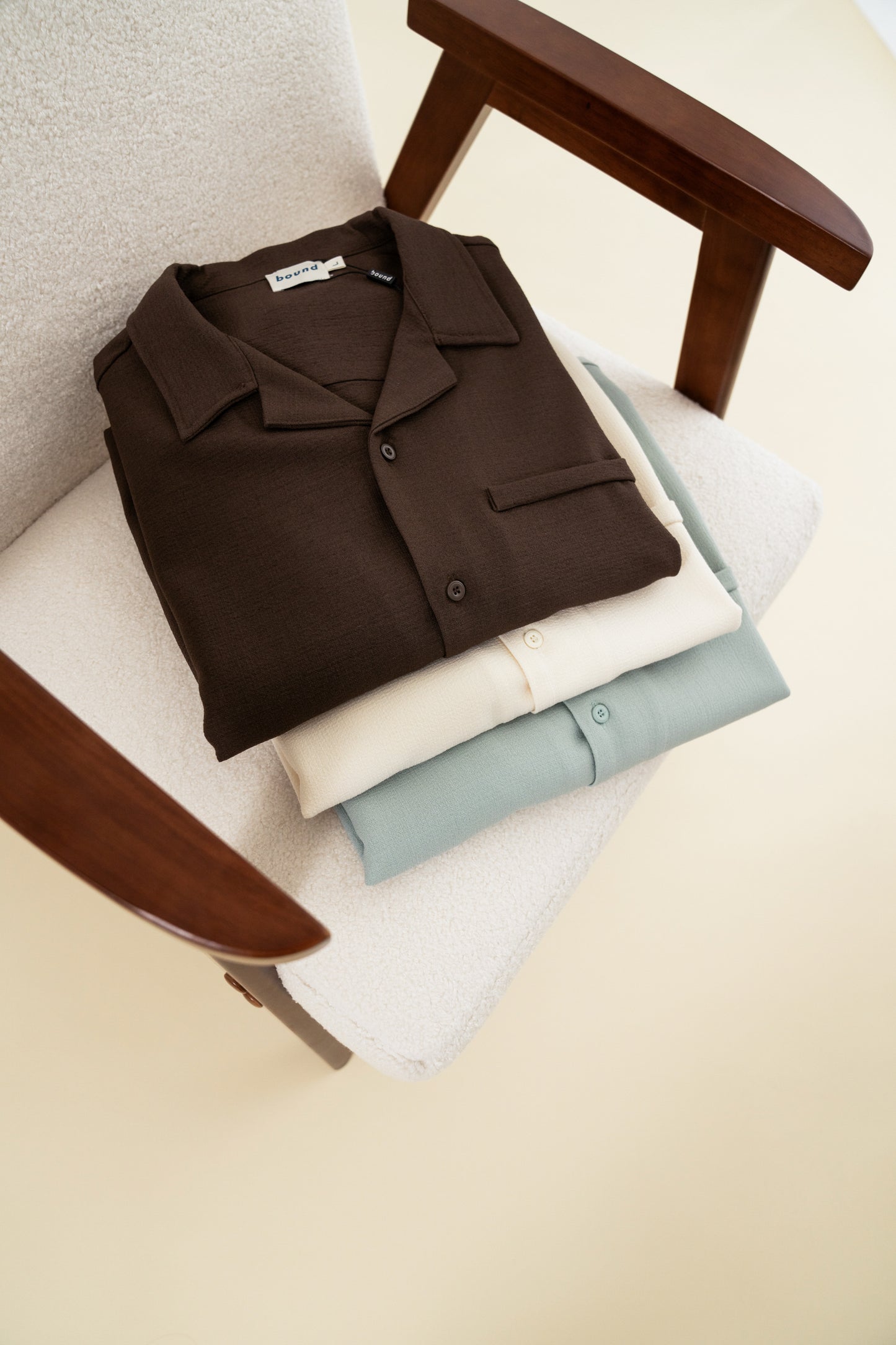 bound Heavy Cuban Textured SS Shirt - Brook Green