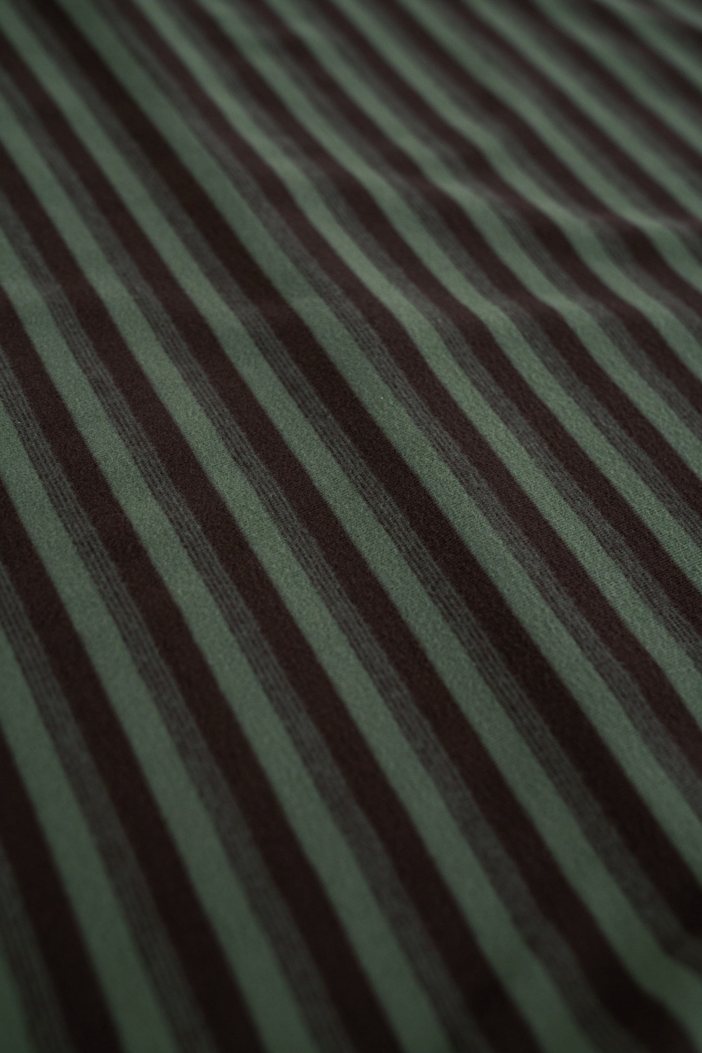 bound Peached Stripe Tee - Charcoal & Sage