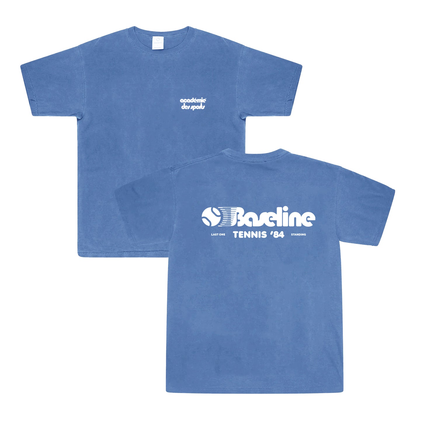 Vice 84 *10 Years Of* 'Baseline' Tee - Vintage Washed Blue