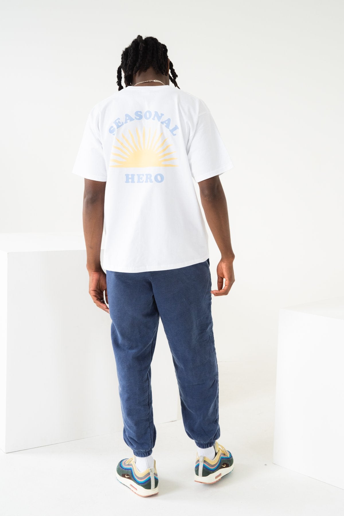 Seasonal Hero 'Morning Sun' Tee - White