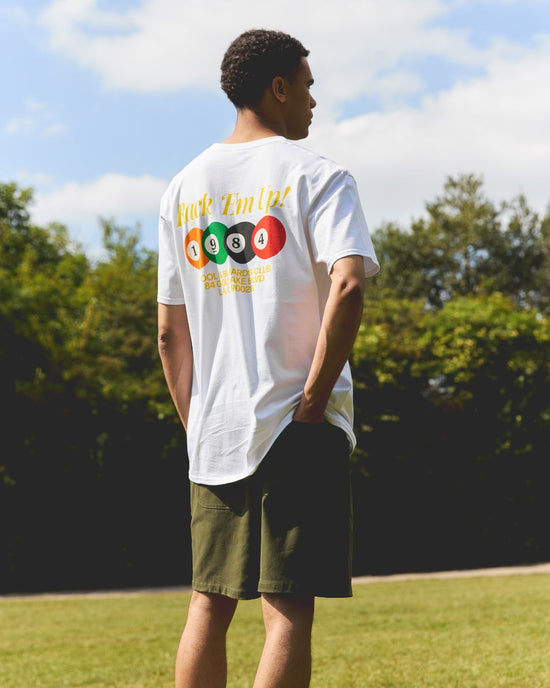 Load image into Gallery viewer, Vice 84 &amp;#39;Rack &amp;#39;Em Up&amp;#39; Tee - White
